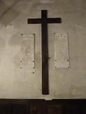Plaques aux morts de l'église Saint-Georges d'Orival