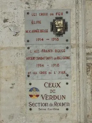 Plaques Abbatiale Saint-Ouen de Rouen