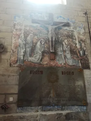 Plaque aux Morts de l'Église Saint-Martin à Veules-les-Roses