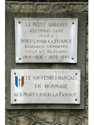 Plaque Cimetière du Mont-Gargan à Rouen