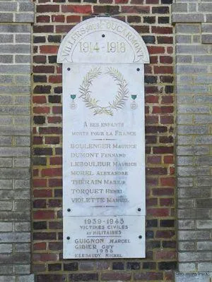 Plaque commémorative Mairie de Villers-sous-Foucarmont