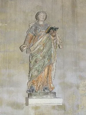 statue (petite nature, d'applique) : Sainte Elisabeth