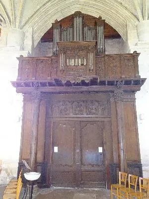 orgue de tribune : tribune d'orgue ; buffet d'orgue