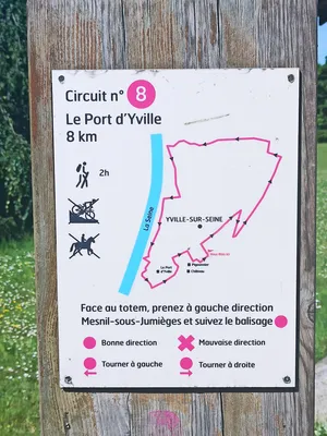 Randonnées en Seine-Maritime : N°8 Le port d'Yville-sur-seine