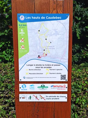 Randonnées en Seine-Maritime : Les hauts de Caudebec à Caudebec-en-Caux
