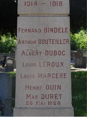 Monument aux morts du Val-de-la-Haye