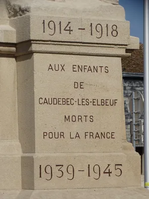 Monument aux morts de Caudebec-lès-Elbeuf
