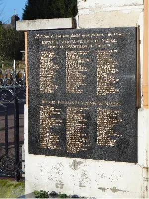 Plaque aux morts de la mairie de Darnétal