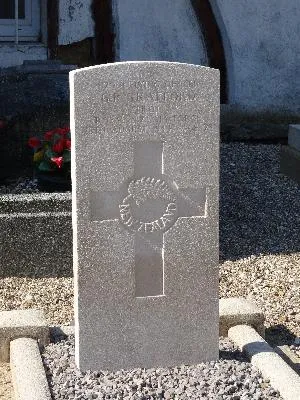 Tombe d'un soldat britannique à Fresquiennes