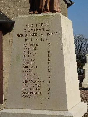 Monument aux morts d'Émanville