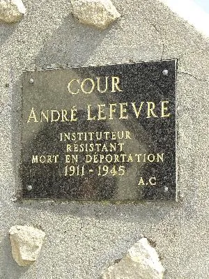 Plaque André Lefevre à Elbeuf-en-Bray