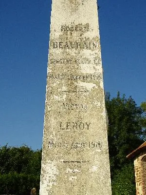 Monument aux morts de La Bellière