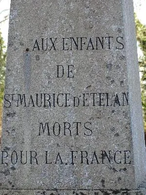 Monument aux morts de Saint-Maurice-d'Ételan