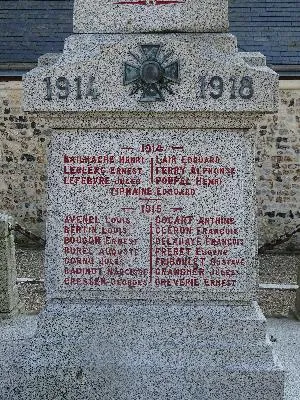Monument aux morts 1914-1918 d'Octeville-sur-Mer