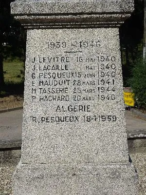 Monument aux Morts du cimetière de Valliquerville
