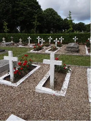 Carré militaire du cimetière de Graville au Havre