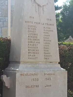 Monument aux Morts de Yainville