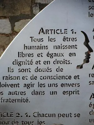 Déclaration des droits de l'Homme à Saint-Étienne-du-Rouvray