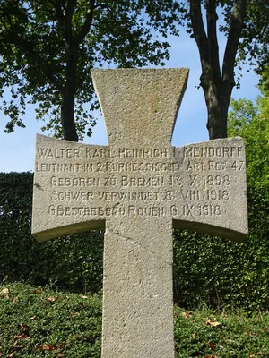 Carré Militaire allemand du cimetière nord de Rouen