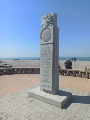 Monument aux Fusiliers Mont-Royal à Dieppe