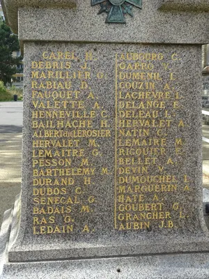 Monument aux Morts de Bléville au Havre