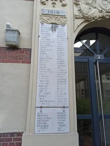 Plaques aux Morts de l'Ecole Pouchet de Rouen