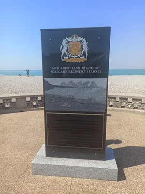 Monument 14th Army Tank Regiment à Dieppe