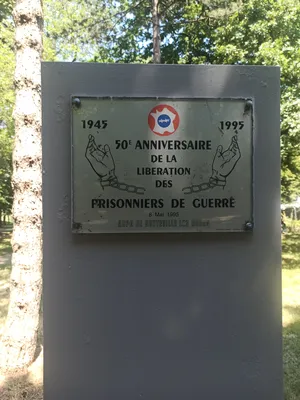 Plaque 50e anniversaire de la Libération des prisonniers de Guerre à Sotteville-lès-Rouen