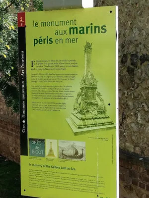 Monument Aux Marins Péris en Mer à Fécamp