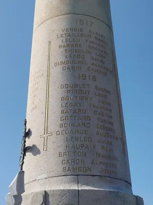 Monument aux Morts de Fontaine-le-Bourg