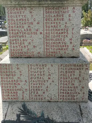 Monument aux Morts de Sanvic au Havre