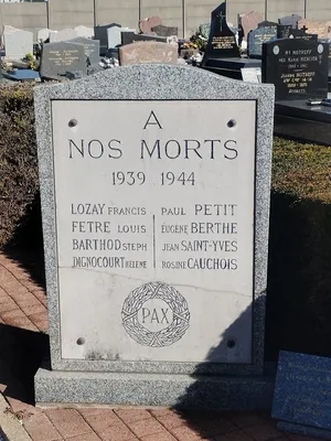 Monument aux Morts 39-45 de Neufchâtel-en-Bray