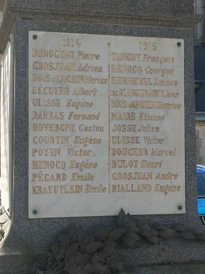 Monument aux Morts de Blangy-sur-Bresle