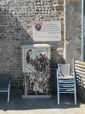 Plaque Retour de Louise Michel à Dieppe