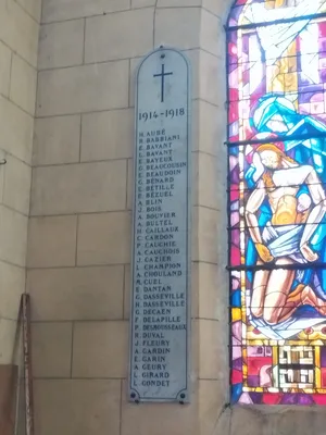 Plaques aux Morts de l'Église Saint-Remi d'Amfreville-la-Mi-Voie