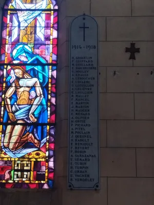 Plaques aux Morts de l'Église Saint-Remi d'Amfreville-la-Mi-Voie