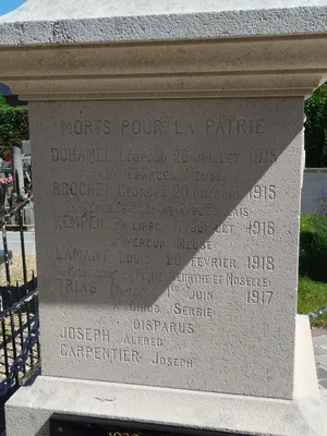 Monument aux Morts de Motteville