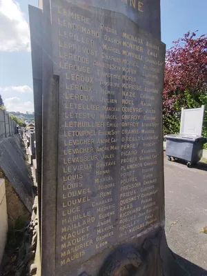 Monument aux Morts du cimetière de Montivilliers