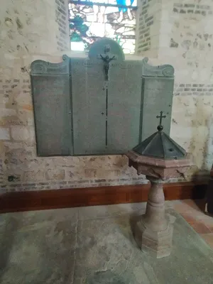 Plaque aux Morts de l'Église Saint-Erkonwald à Gonfreville-l'Orcher