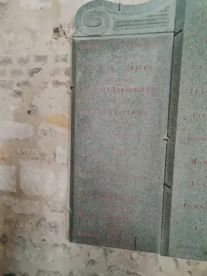 Plaque aux Morts de l'Église Saint-Erkonwald à Gonfreville-l'Orcher