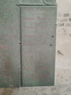 Plaque aux Morts de l'Église Saint-Erkonwald à Gonfreville-l'Orcher