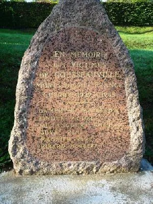 Stèle aux victimes de Gousseauville 1939-1945 à Incheville