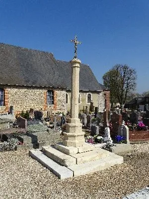 Calvaire du cimetière d'Auzouville-sur-Ry