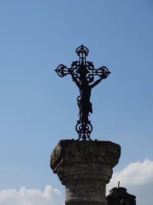 Calvaire du cimetière d'Heurteauville