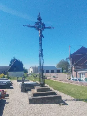 Calvaire de l'Église Saint-Laurent à Callengeville