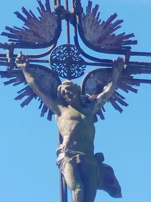 Calvaire de l'Église Saint-Laurent à Callengeville