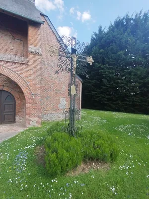 Calvaire de l'Église Saint-Martin à Saint-Martin-au-Bosc