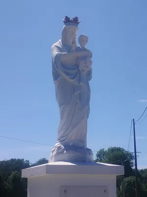 Statue de la Vierge à Harcanville