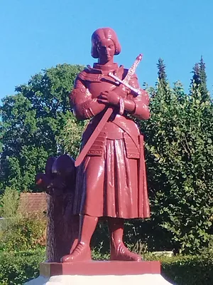 Statue de Sainte-Jeanne-d'Arc à Eslettes