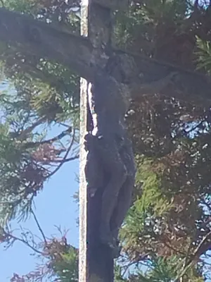Calvaire de l'Église à Saint-Laurent-de-Brèvedent